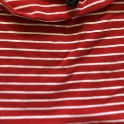 Red And White Striped Tube Top