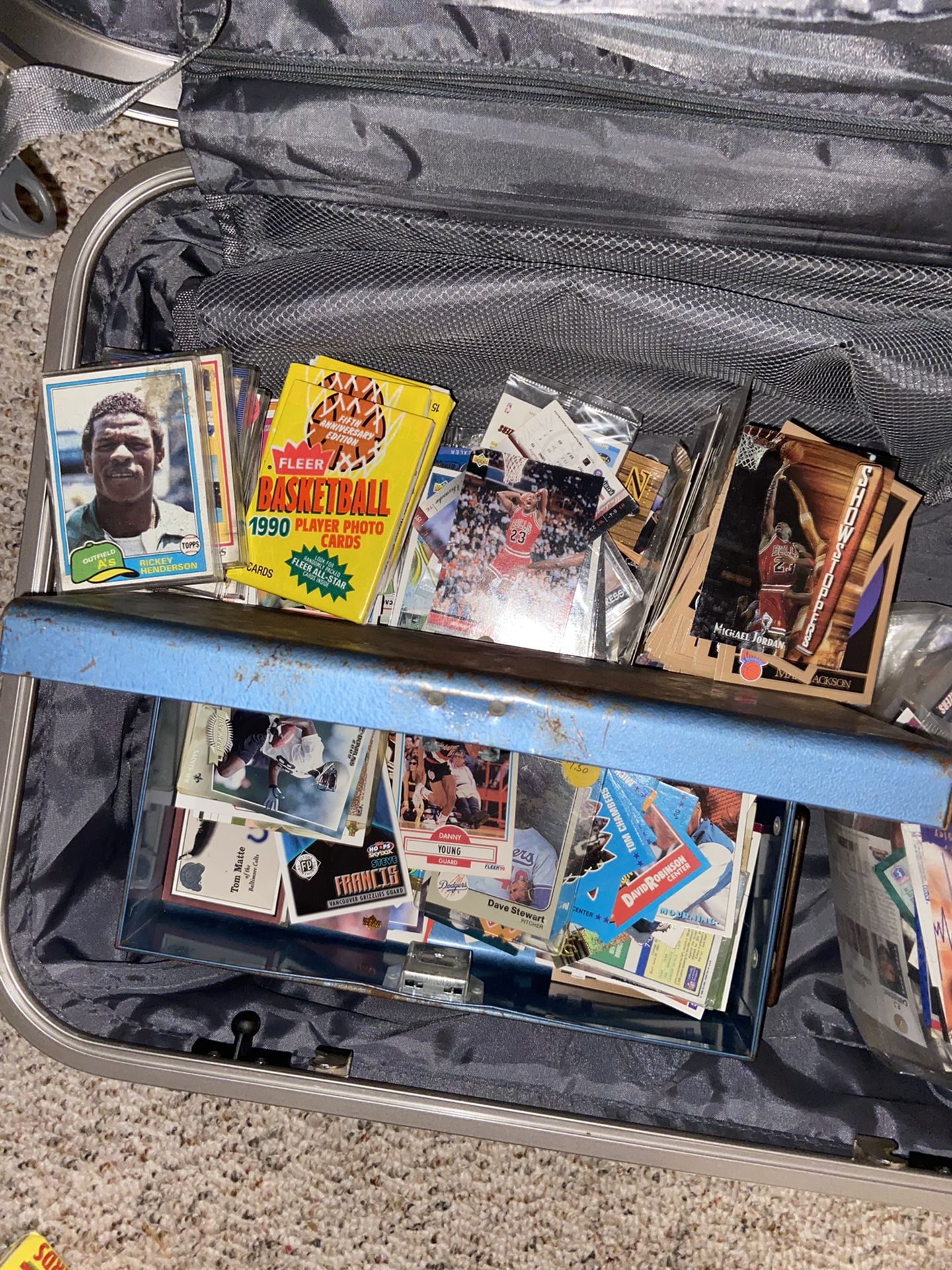 Thousands Of 1990-1995 Basketball, Foot Ball And Baseball cards