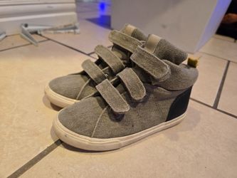 Cat & Jack Sneakers Shoes Toddler Boys Size 12c Clancy Gray Booties