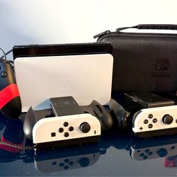 Nintendo Switch OLED (White) – Premium Condition & Extras