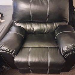 Black Leather Recliner