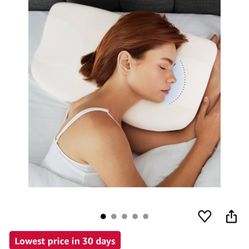 The Best Anti Wrinkle Side Sleeper Pillow, Anti Aging Beauty Pillow, Prevent and Stop Sleep Wrinkles, Additional Satin Case Included, 100 Night Sleep 