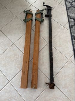 3 long clamps