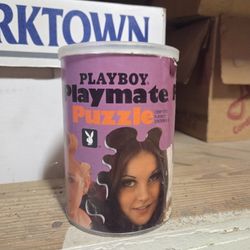 Playboy Playmate Tin With Puzzle