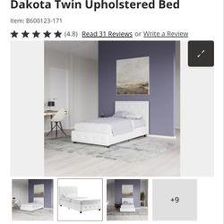 Twin Bed (White)