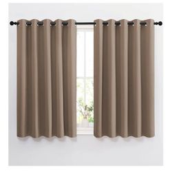 Blackout Curtains Cappuccino - 66 x 54 - 3 packs of 2