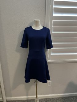 A. Navy Blue Short Dress With Tag, Size 2