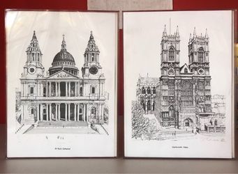 B&W Ink Drawing Prints