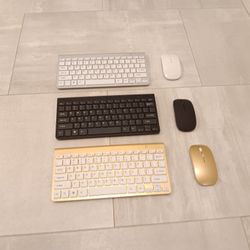 New wireless keyboard mouse mice mouses keyboards key board wire less multimedia computer desktop pc tower laptop multi media