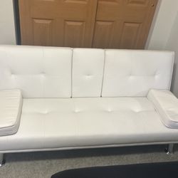 All White Futon Brand New Never Used 