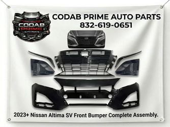 2023+ Nissan Altima SV Front Bumper Cover – Aftermarket Direct Replacement