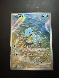 Scarlet and Violet 151 Squirtle Illustration Rare