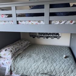 Pottery Barn Full On Full Bunk Bed (original Price $2800)