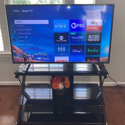 TCL 49 Inch TV & Stand
