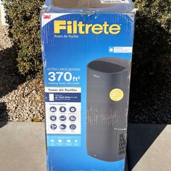 Filtrete - 370 Sq. Ft. True HEPA Air Purifier - Black