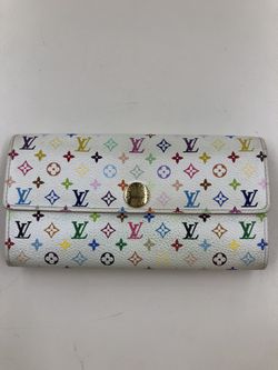 PRE LOVED] Louis Vuitton Sarah Wallet in Multicolor Black (CA4181)