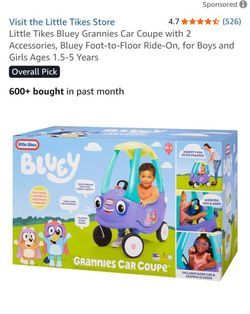 Blue Car For Kids To Enjoy The Nice Weather