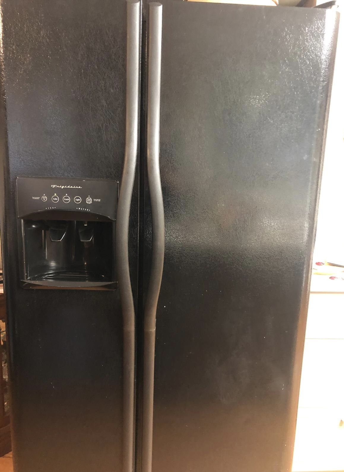 Frigidaire Black Refrigerator Side By Side