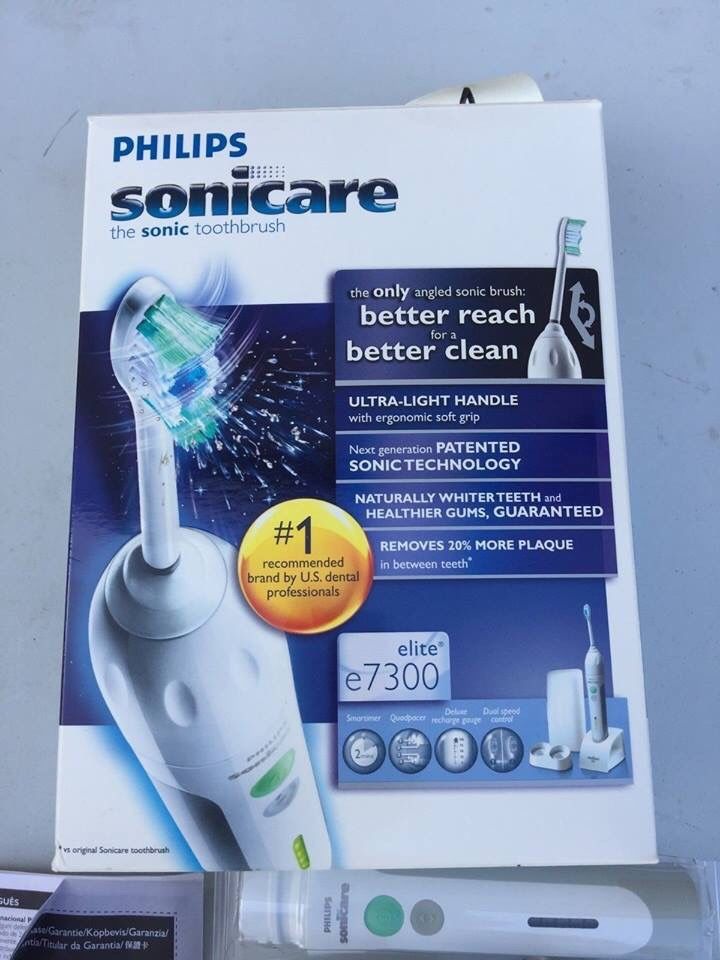 Philip’s Sonicare Elite E7300 Custom Care Toothbrush