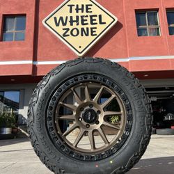 20” Wheel & Tire Set Ford F-150 Raptor Shelby Truck Bronze Wheels A/T Tires New