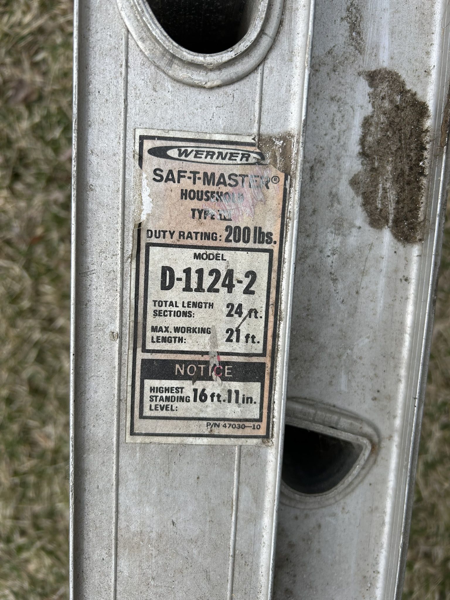 Werner Saf-T Master 16ft Ladder
