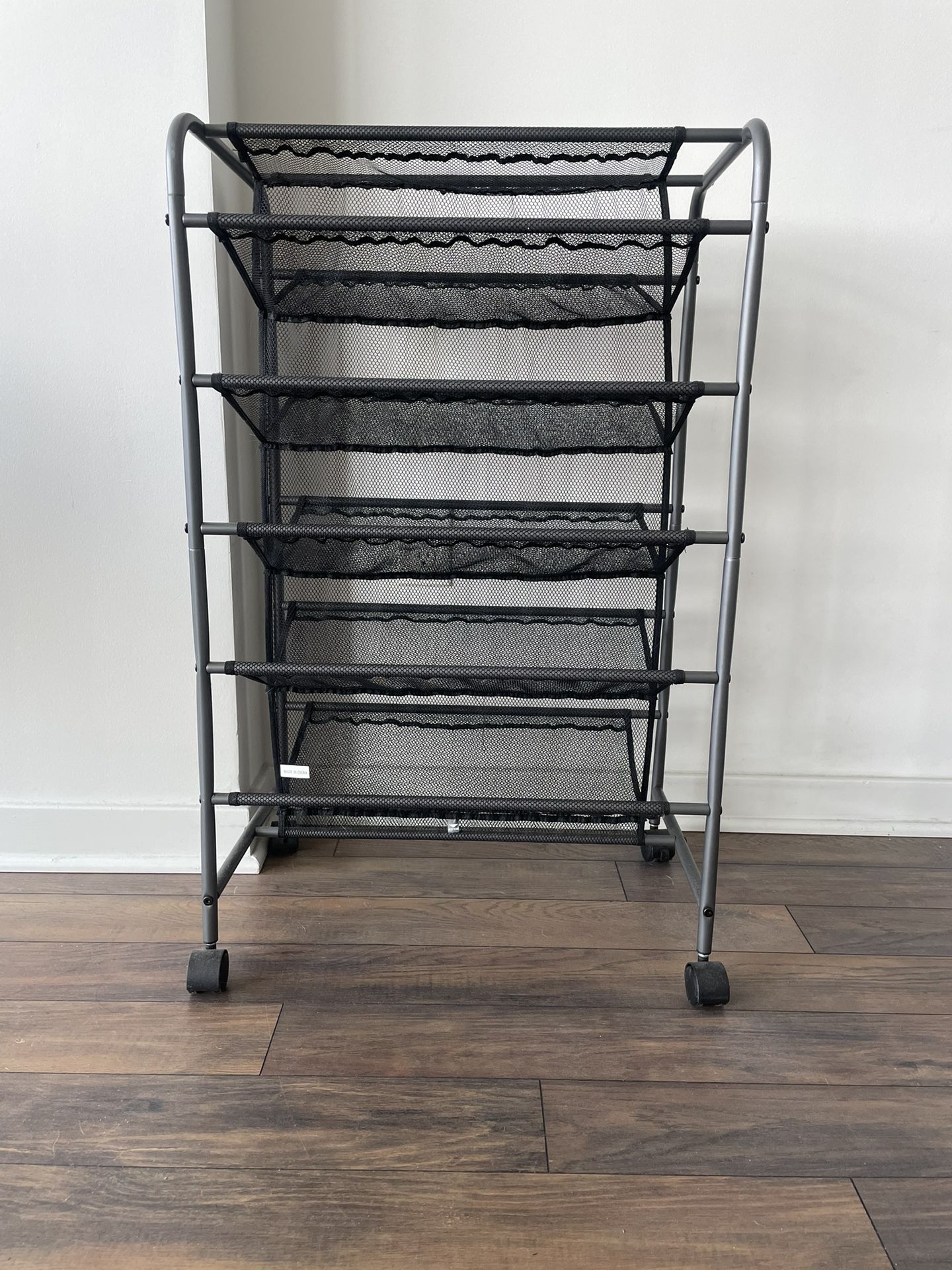 5 Tier Double Sided Shoe Cart