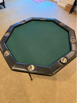 8-seater octagonal poker/card game table