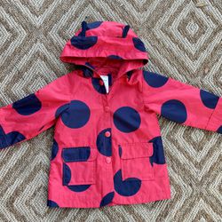 Carter’s Lady Bug Fleece Lined Toddler Raincoat Jacket 