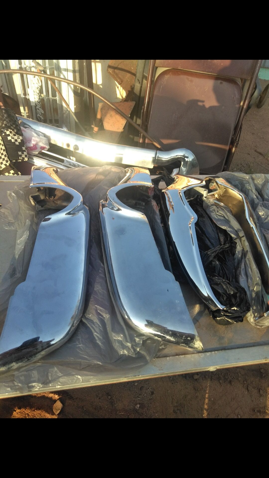 1966 Impala front and rear bumper guards new