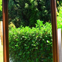 Vintage Dutch Wall Mirror with Arched Frame