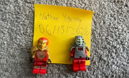 Lego Ninjago Kendo Kai and Hero Kai (master of the mountain)
