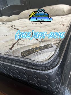 Royal Touch king size mattress and Boxspring bed set Colchon y tambor