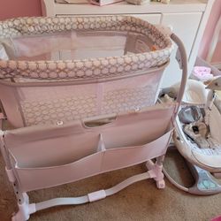 Bassinet And Baby Swing 