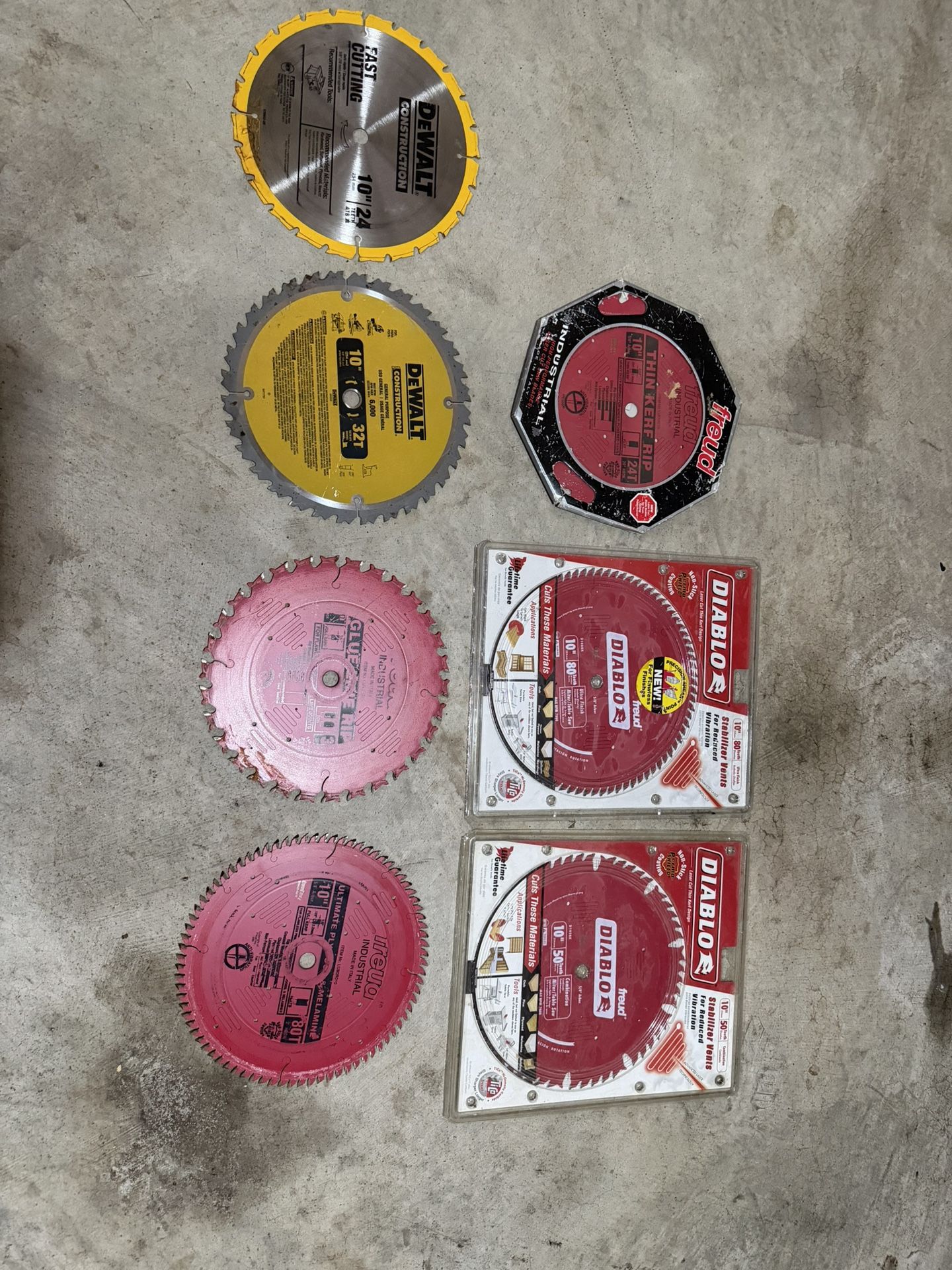 10 Inch Table, Miter Saw Blade (Total 7ea)