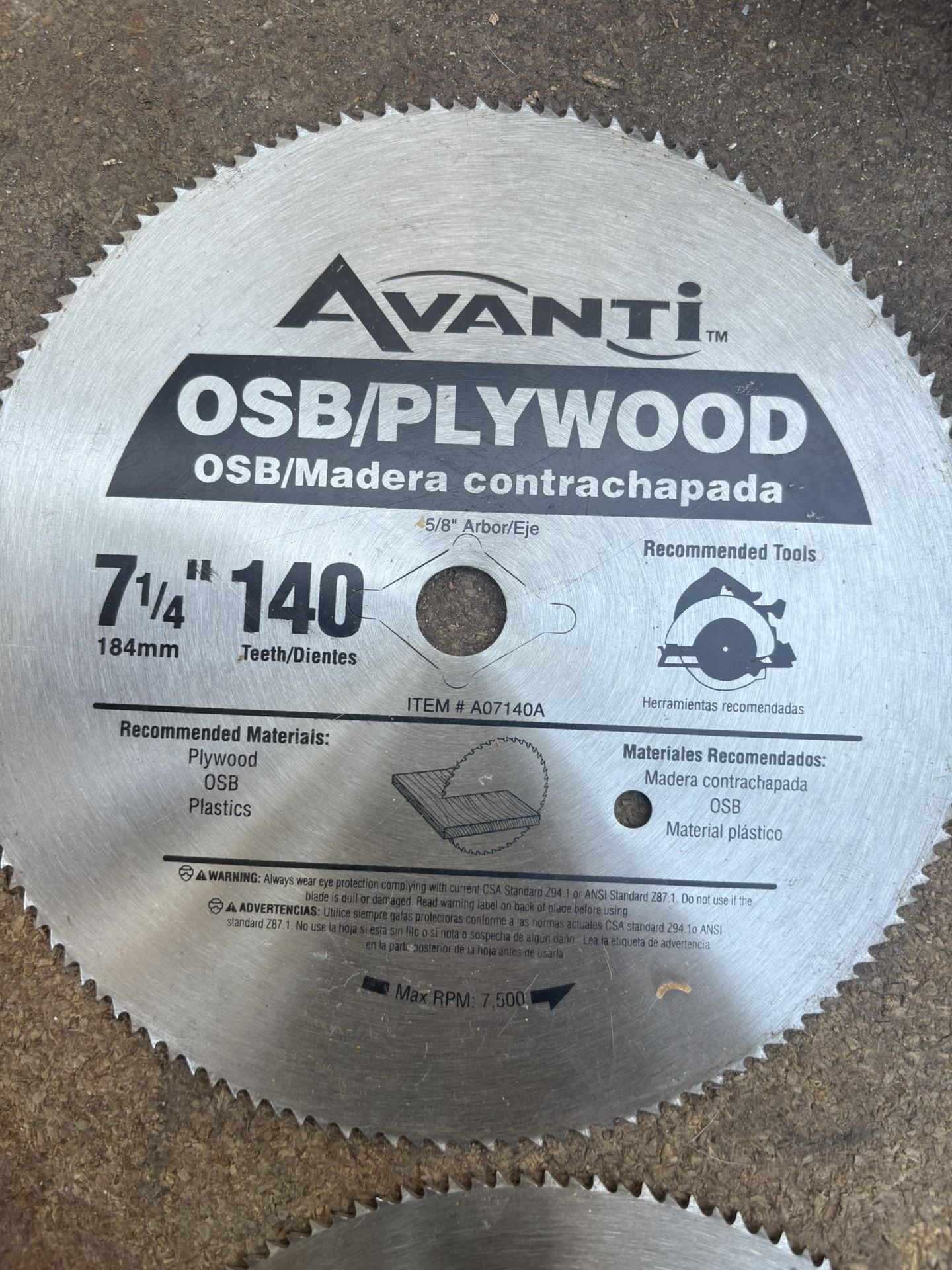 2 New 140 Teeth Plywood Saw Blades