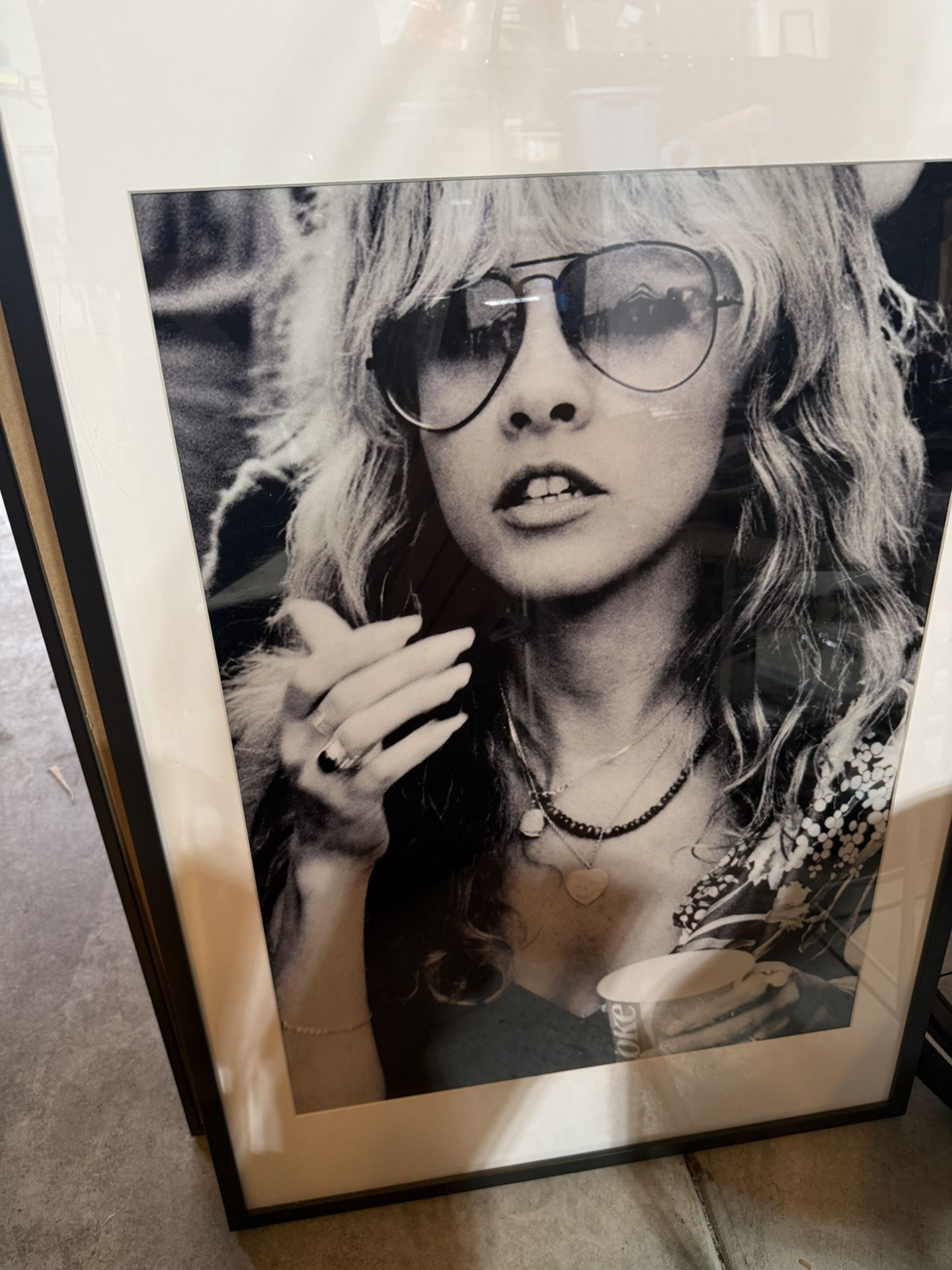 2 24x36” black picture frame