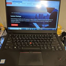 Touchscreen Lenovo ThinkPad X1 Carbon 6th Gen 14" FHD i5-8350U 8GB RAM 256GB SSD Win11 Pro