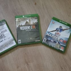 3 Piece Xbox 1 Games 