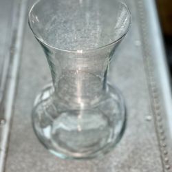 Blown Glass Flower Vase 4.75”W X 8.5”H