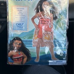 Disney Moana Costume 2 Piece Includes Dress And Necklace .