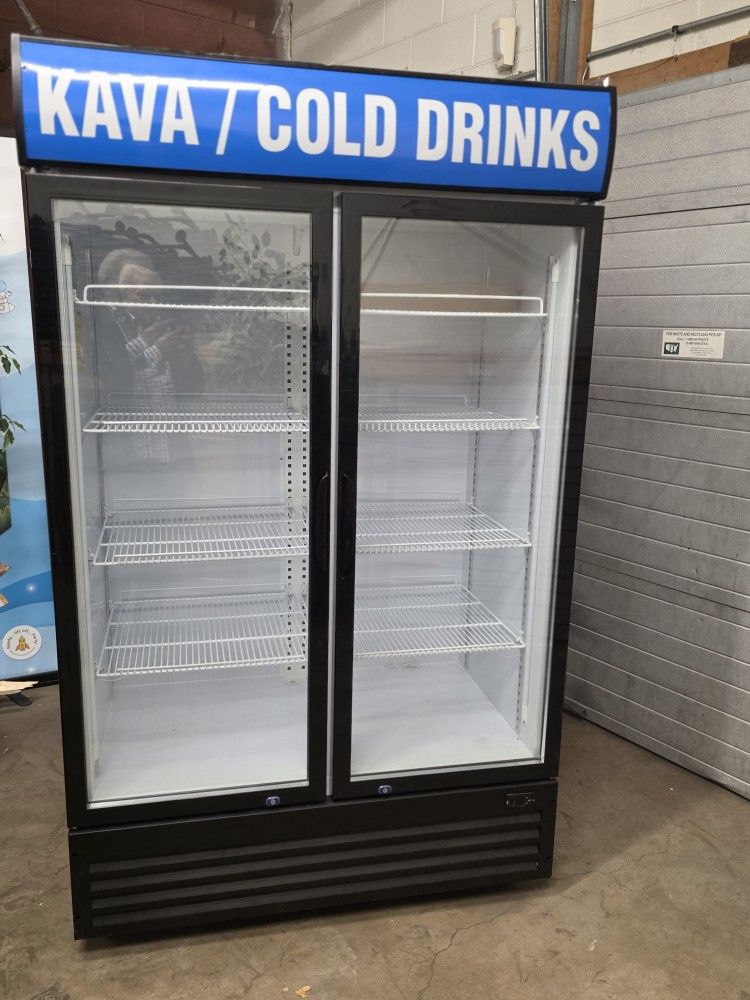 Gently Used Two-Door Cooler – Available for Pickup!