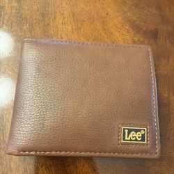Brown Leather Lee Men’s Wallet