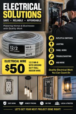 Electrical Work – Outlets, Lighting, Panels & More