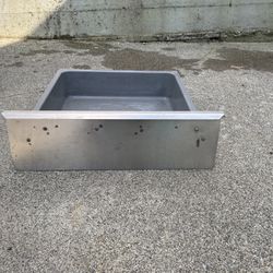 Stainless Steel Drawer With plastic insert