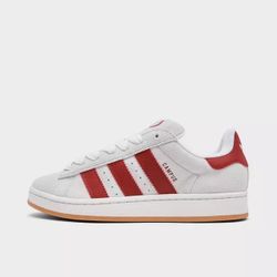 Women's adidas Originals Campus 00s Shoes - Crystal White Preloved Ruby - Size 5.5, 6, 7.5, 8, 8.5, 9.5, 10