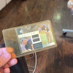 2001 SP Authentic Preview Authentic Threads Craig Stadler 