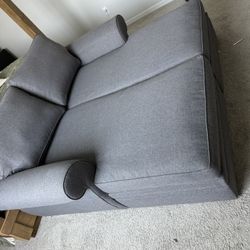 Double Chaise Pottery barn 