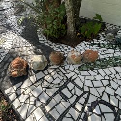 Concrete Frogs And Turtles. Yard Art.   $15 Each
