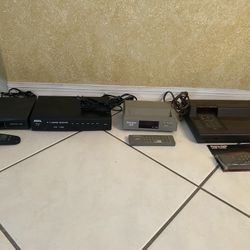 4 Vintage Cable Boxes 