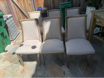 6 chairs
